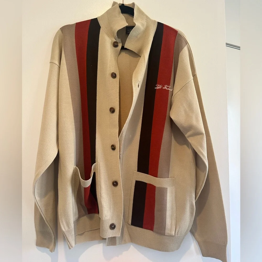 iets frans Striped Button-Up Cardigan - Picture 1 of 2